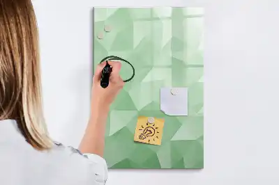 Magnettafel beschreibbar mit Dreieck-Abstraktion