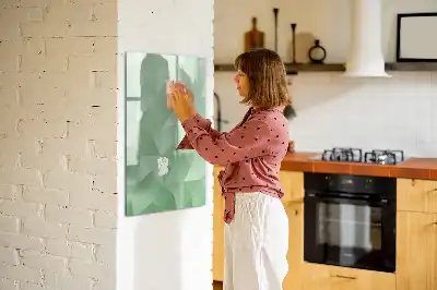 Magnettafel beschreibbar mit Dreieck-Abstraktion