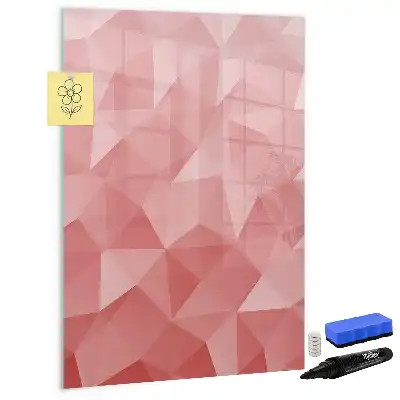 Magnettafel zum Schreiben Motiv Dreieck Abstraktion