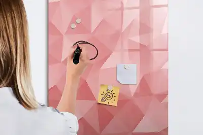 Magnettafel zum Schreiben Motiv Dreieck Abstraktion