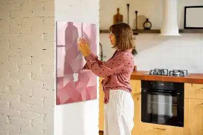 Magnettafel zum Schreiben Motiv Dreieck Abstraktion