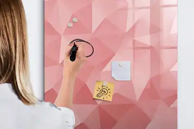 Magnettafel zum Schreiben Motiv Dreieck Abstraktion