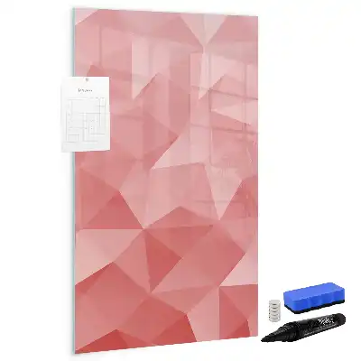 Magnettafel zum Schreiben Motiv Dreieck Abstraktion