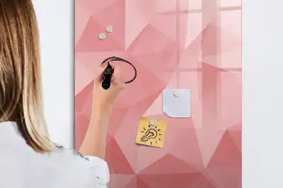Magnettafel zum Schreiben Motiv Dreieck Abstraktion