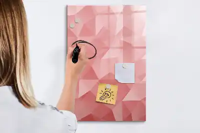 Magnettafel zum Schreiben Motiv Dreieck Abstraktion
