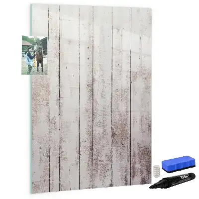 Magnettafel zum Schreiben aus Holz