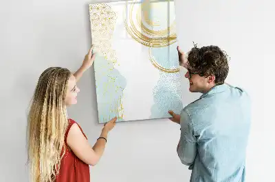 Magnettafel zum Schreiben dekorative Abstraktion