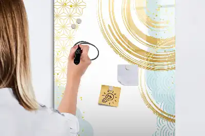 Magnettafel zum Schreiben dekorative Abstraktion
