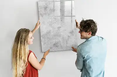 Magnettafel beschreibbar in Betonwand-Optik