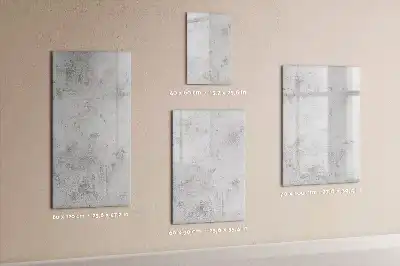 Magnettafel beschreibbar in Betonwand-Optik