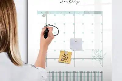 Monatsplaner magnetische Schreibtafel