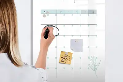 Monatsplaner magnetische Schreibtafel