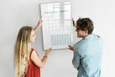 Monatsplaner magnetische Schreibtafel