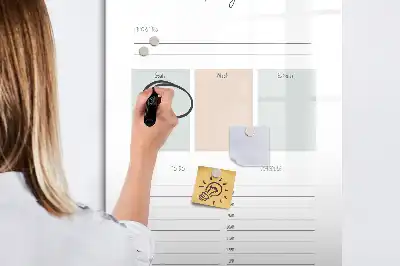Magnettafel zum Schreiben planer für heute