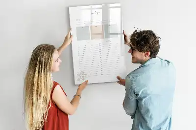 Magnettafel zum Schreiben planer für heute