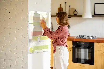 Menüplaner beschreibbare Magnettafel