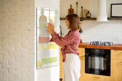 Menüplaner beschreibbare Magnettafel
