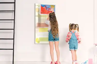 Menüplaner beschreibbare Magnettafel