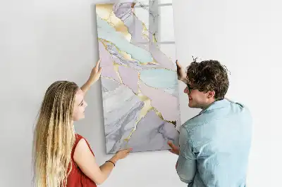 Magnettafel zum Schreiben in Dekormarmor-Optik