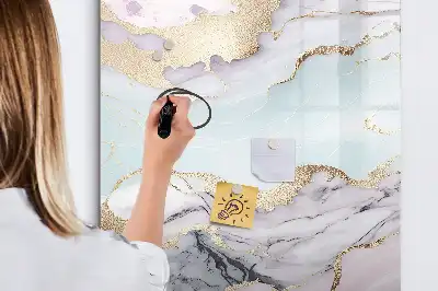 Magnettafel beschreibbar in Marmor-Optik