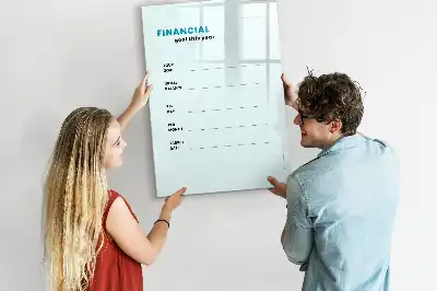 Magnettafel zum Schreiben Finanzplaner