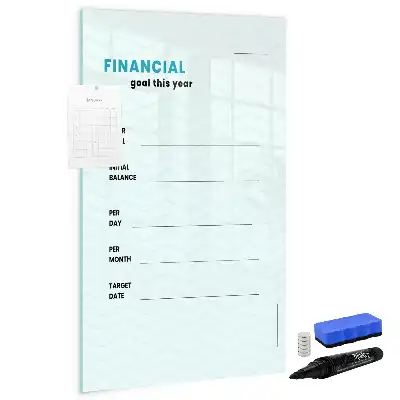 Magnettafel zum Schreiben Finanzplaner