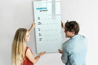 Magnettafel zum Schreiben Finanzplaner