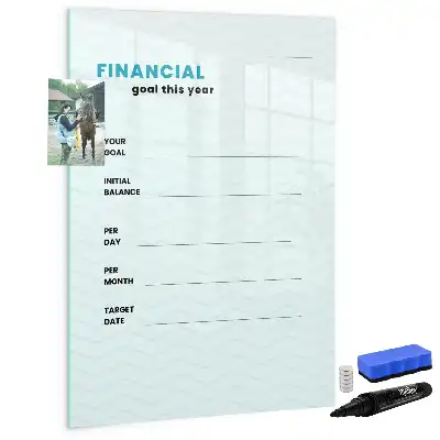Magnettafel zum Schreiben Finanzplaner
