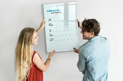 Magnettafel zum Schreiben Finanzplaner