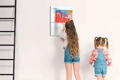 Magnettafel als Zielplaner zum Schreiben