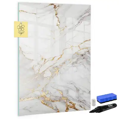Magnettafel beschreibbar aus Dekormarmor