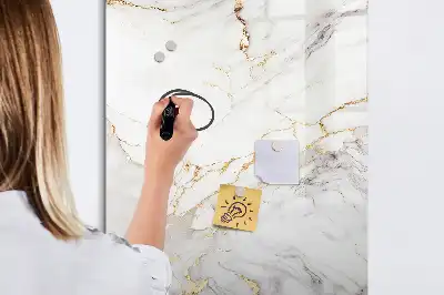 Magnettafel beschreibbar aus Dekormarmor