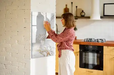 Magnettafel beschreibbar aus Dekormarmor