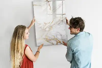 Magnettafel beschreibbar aus Dekormarmor
