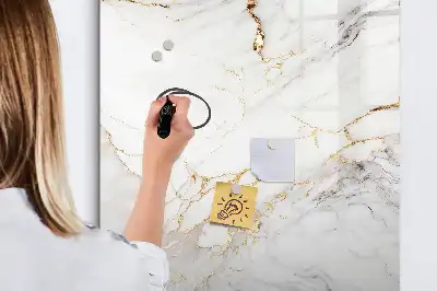 Magnettafel beschreibbar aus Dekormarmor
