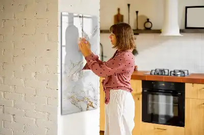 Magnettafel beschreibbar aus Dekormarmor