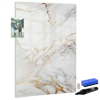 Magnettafel beschreibbar aus Dekormarmor