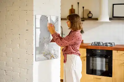 Magnettafel beschreibbar aus Dekormarmor