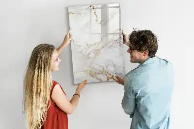 Magnettafel beschreibbar aus Dekormarmor