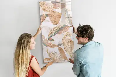 Magnettafel zum Beschreiben mit Vogelfedermuster