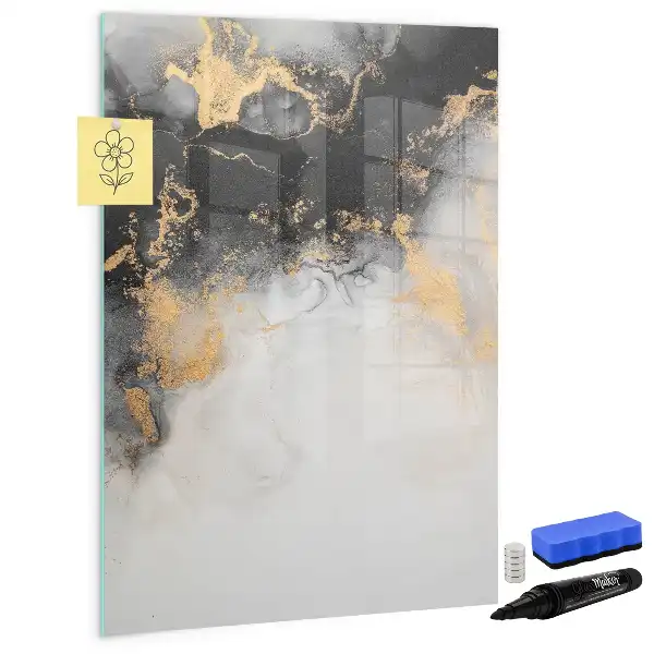 Magnettafel beschreibbar im Design Marmor-Abstraktion