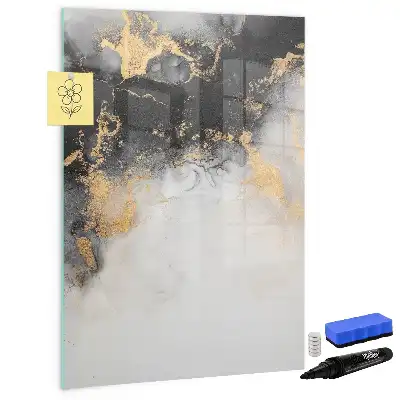 Magnettafel beschreibbar im Design Marmor-Abstraktion