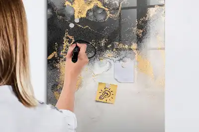 Magnettafel beschreibbar im Design Marmor-Abstraktion