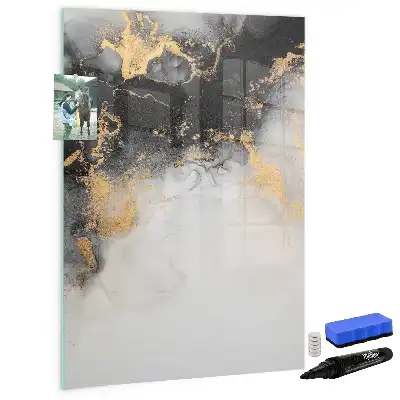 Magnettafel beschreibbar im Design Marmor-Abstraktion