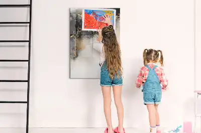 Magnettafel beschreibbar im Design Marmor-Abstraktion