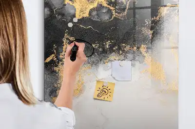 Magnettafel beschreibbar im Design Marmor-Abstraktion