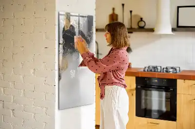 Magnettafel beschreibbar im Design Marmor-Abstraktion