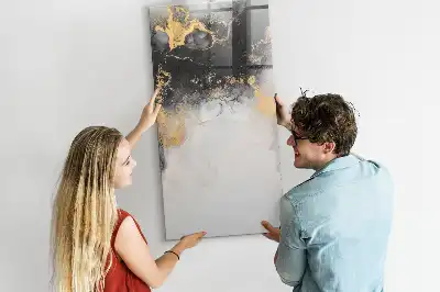 Magnettafel beschreibbar im Design Marmor-Abstraktion