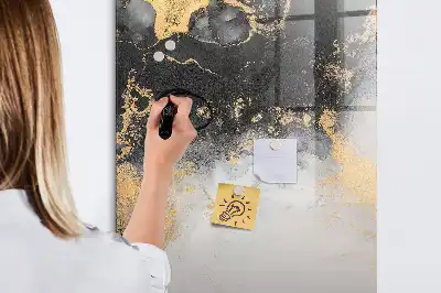 Magnettafel beschreibbar im Design Marmor-Abstraktion