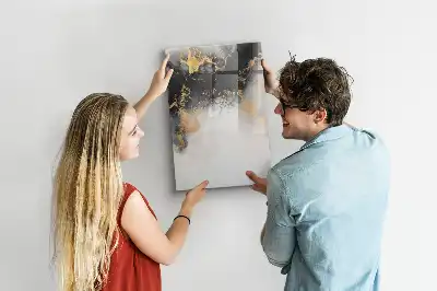 Magnettafel beschreibbar im Design Marmor-Abstraktion